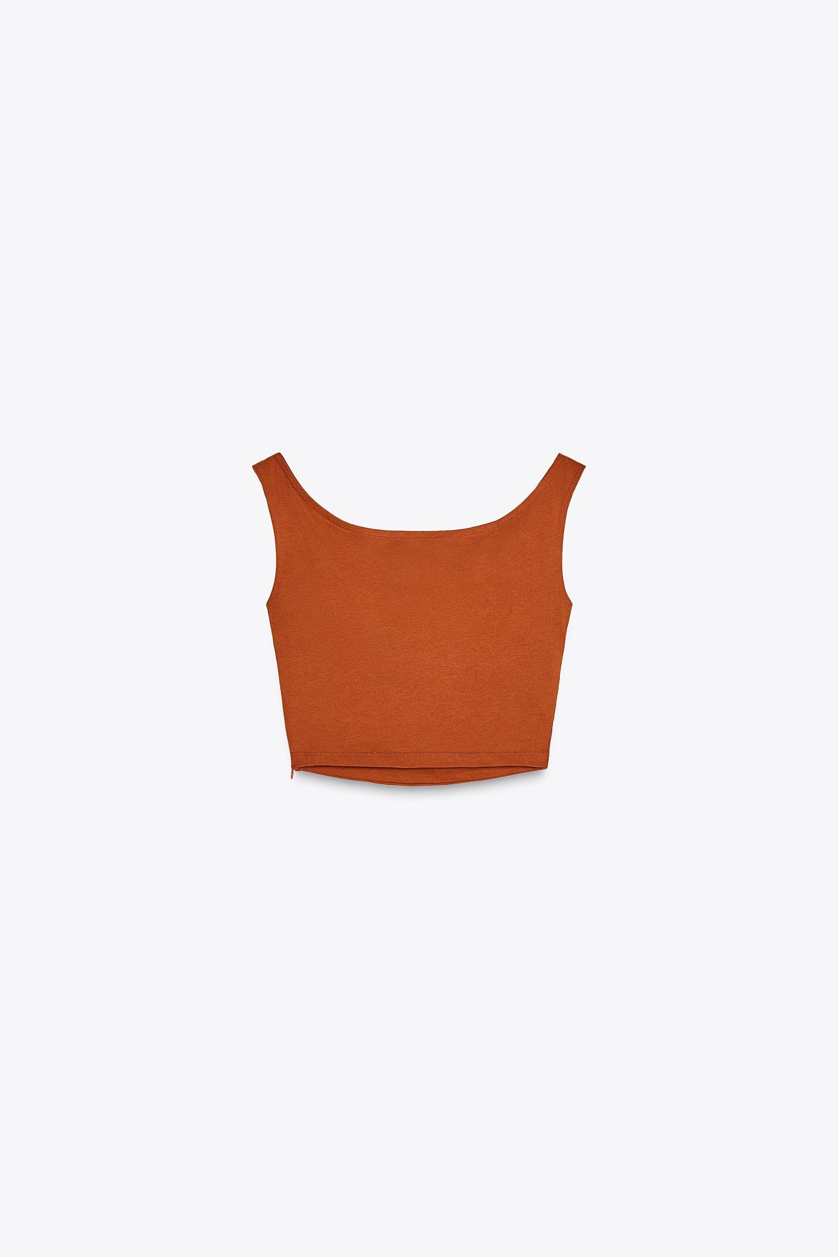 DRAPED CROP TOP Product Image