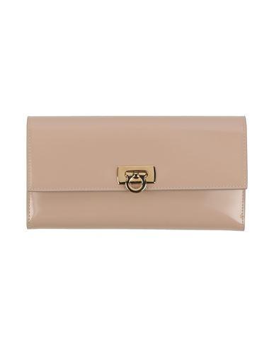 FERRAGAMO Woman Wallet Beige Size - Calfskin In Neutral Product Image