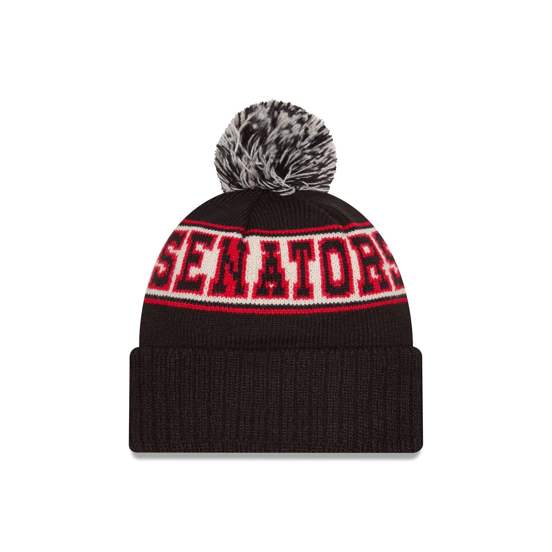 Ottawa Senators Retro Pom Knit Hat Male Product Image