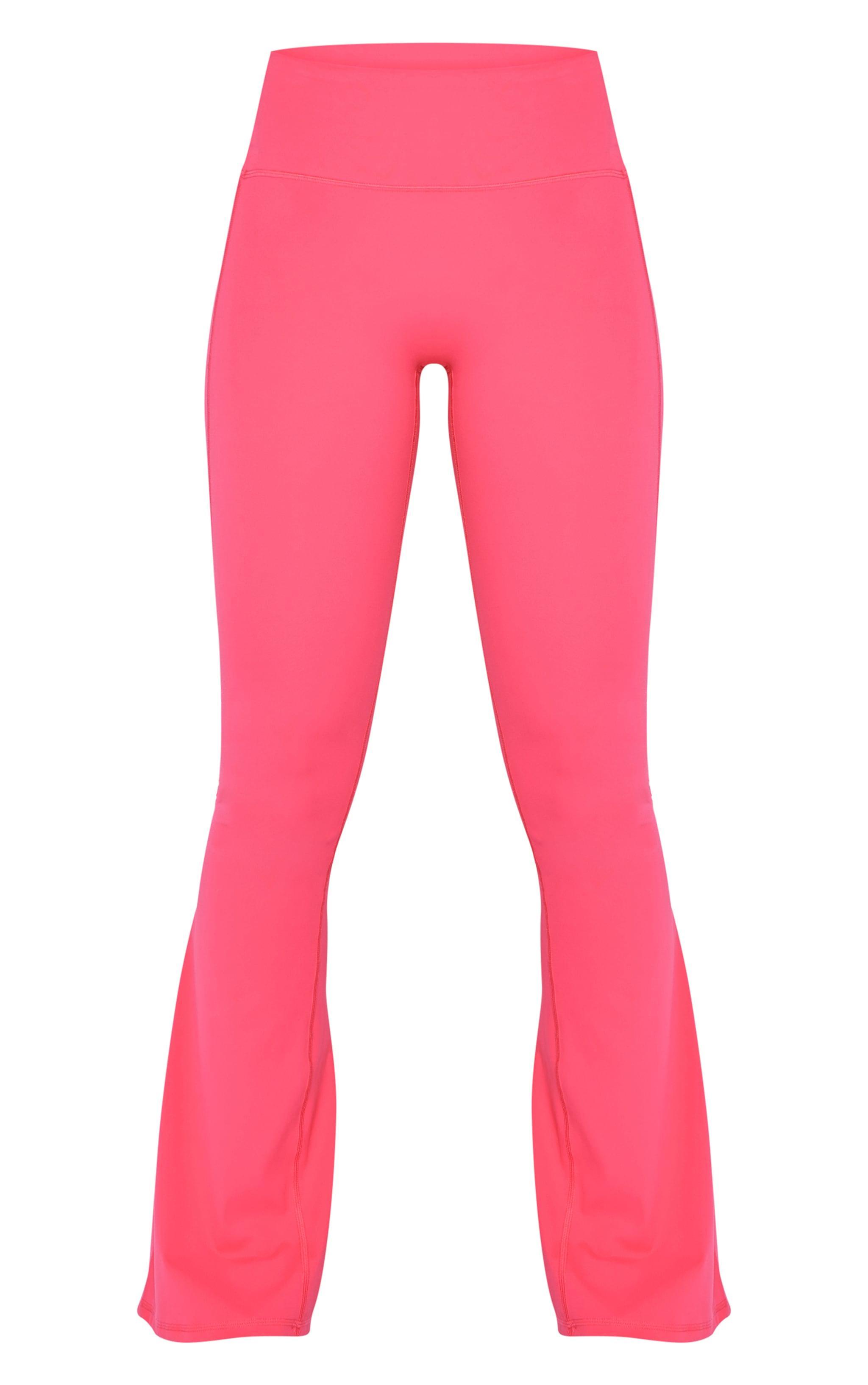 Raspberry Sculpt Flare Yoga Pants Product Image