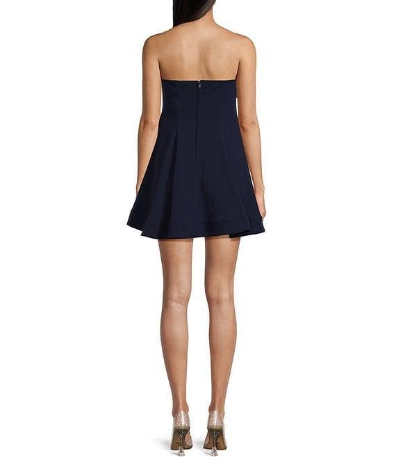 B. Darlin Strapless Fit & Flare Bow Trim Detail Dress Product Image