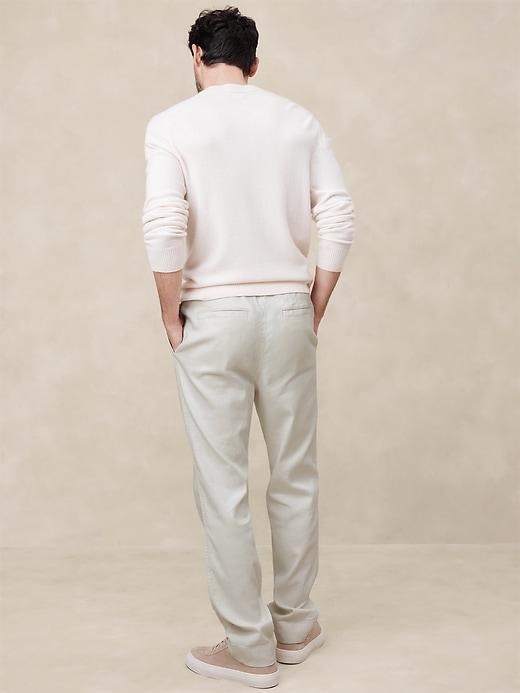 Italian Linen-Cotton Pull-On Pant Product Image