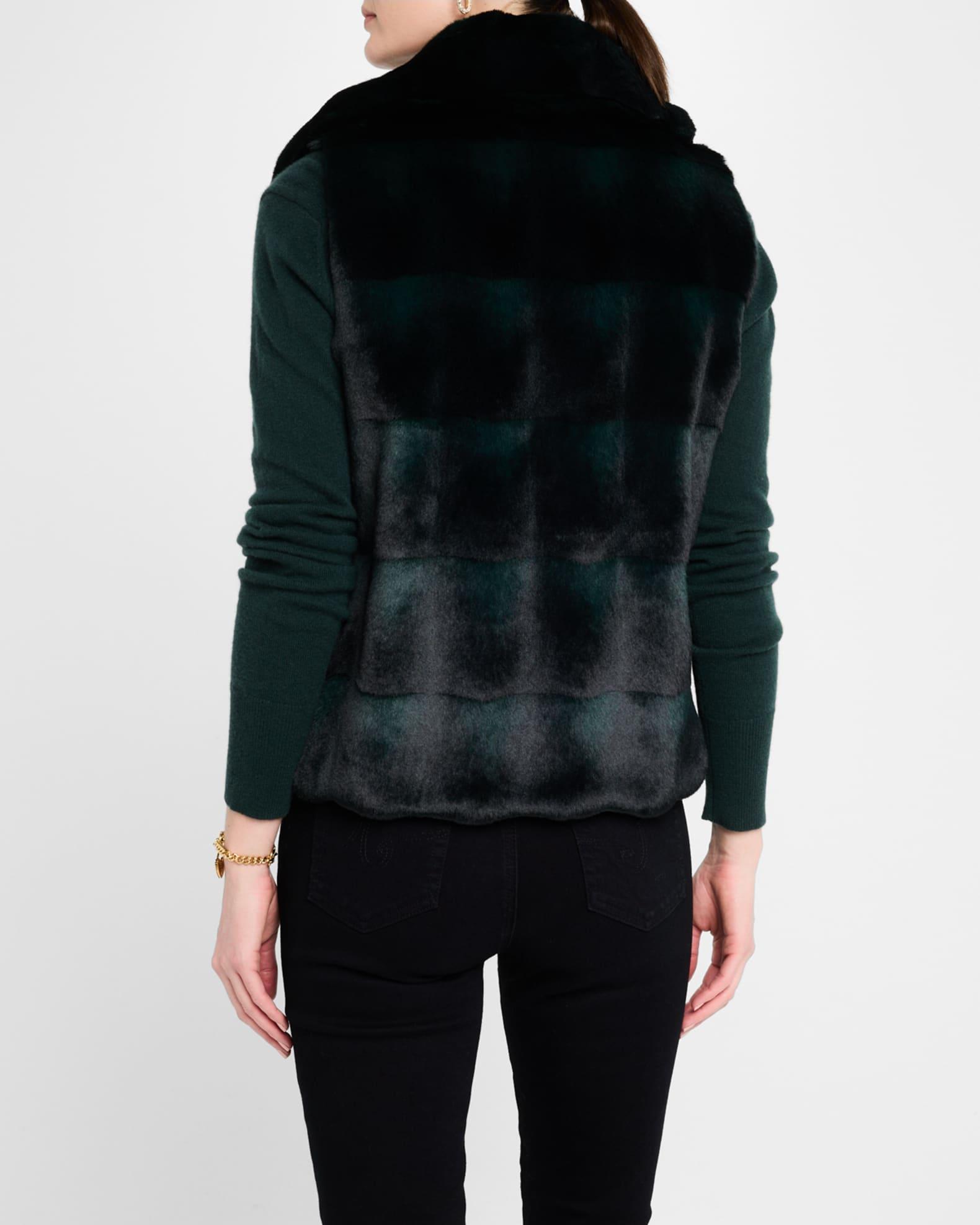 The Lottie Faux Fur Vest Product Image