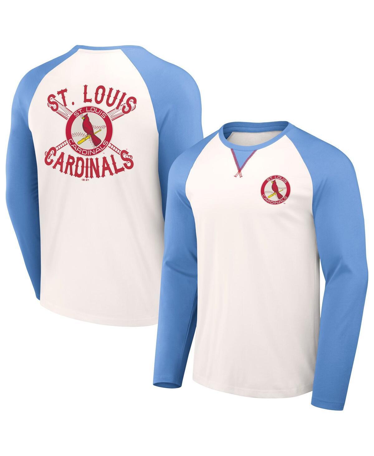 Mens Darius Rucker Collection by Fanatics /Light Blue St. Louis Cardinals Team Color Raglan T-Shirt Product Image