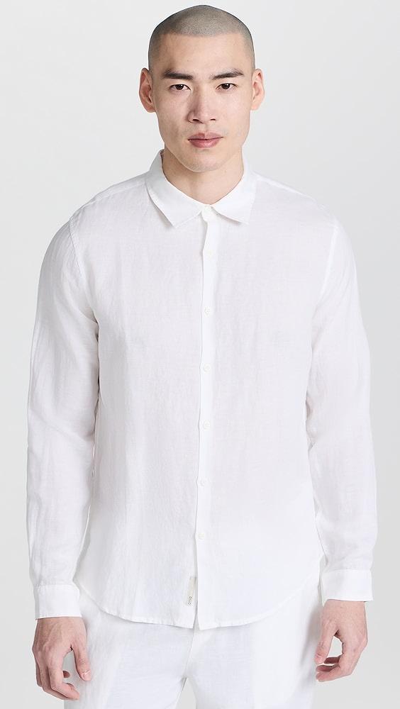 Onia Air Linen Long Sleeve Shirt | Shopbop Product Image