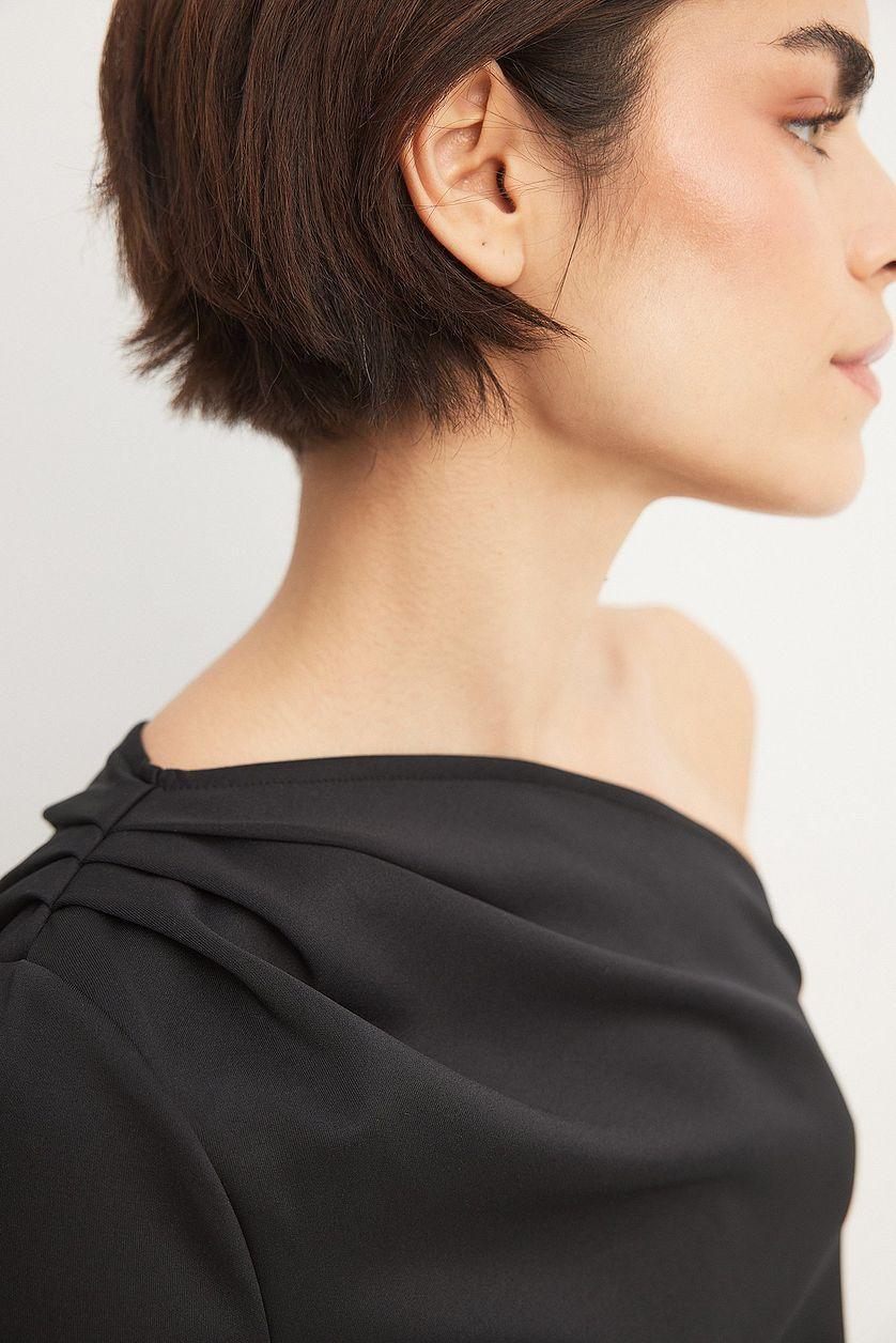 One Sleeve Jersey Top Product Image