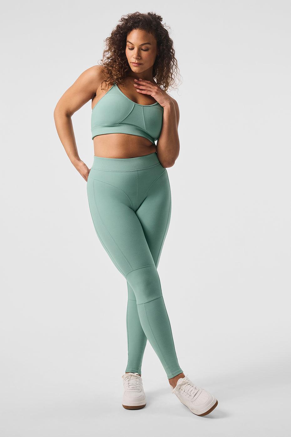 Alosoft High-Waist Head Start Legging - Botanical Green Product Image