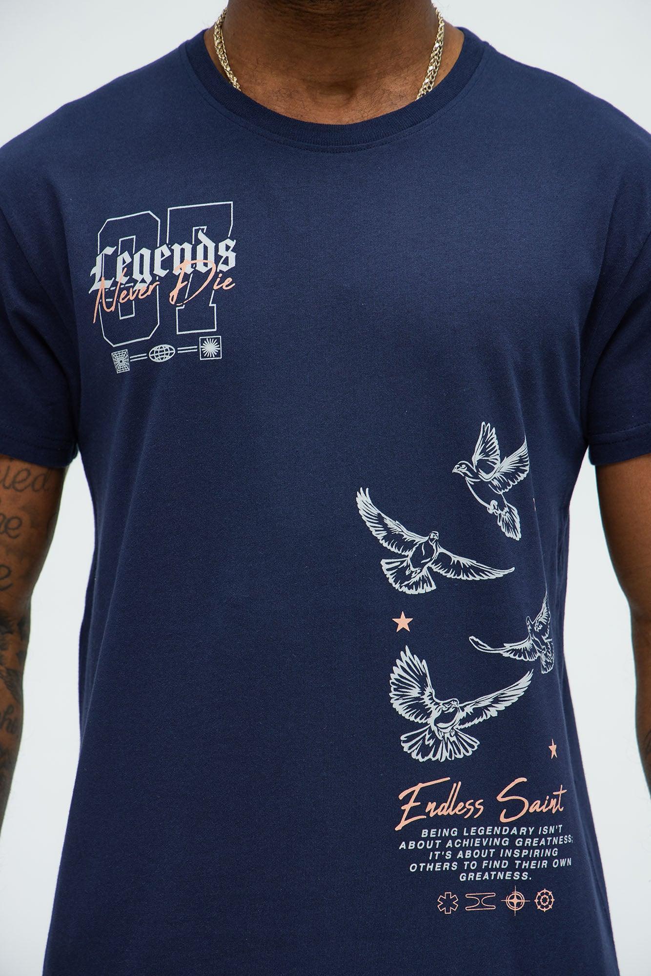 Endless Saints Short Sleeve Tee - Navy Product Image