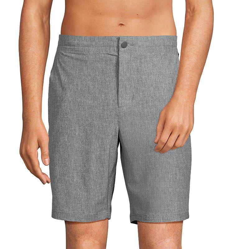 Mens Lands End Shoreline 9-in. Swim Trunks Product Image