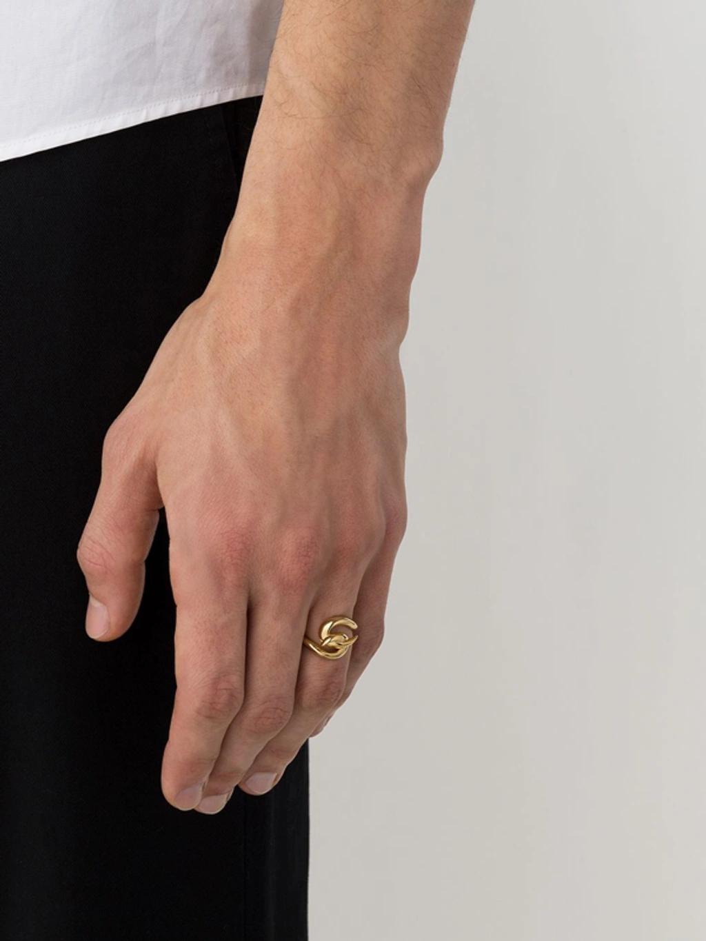 SHAUN LEANE Hook Ring In Gold Product Image