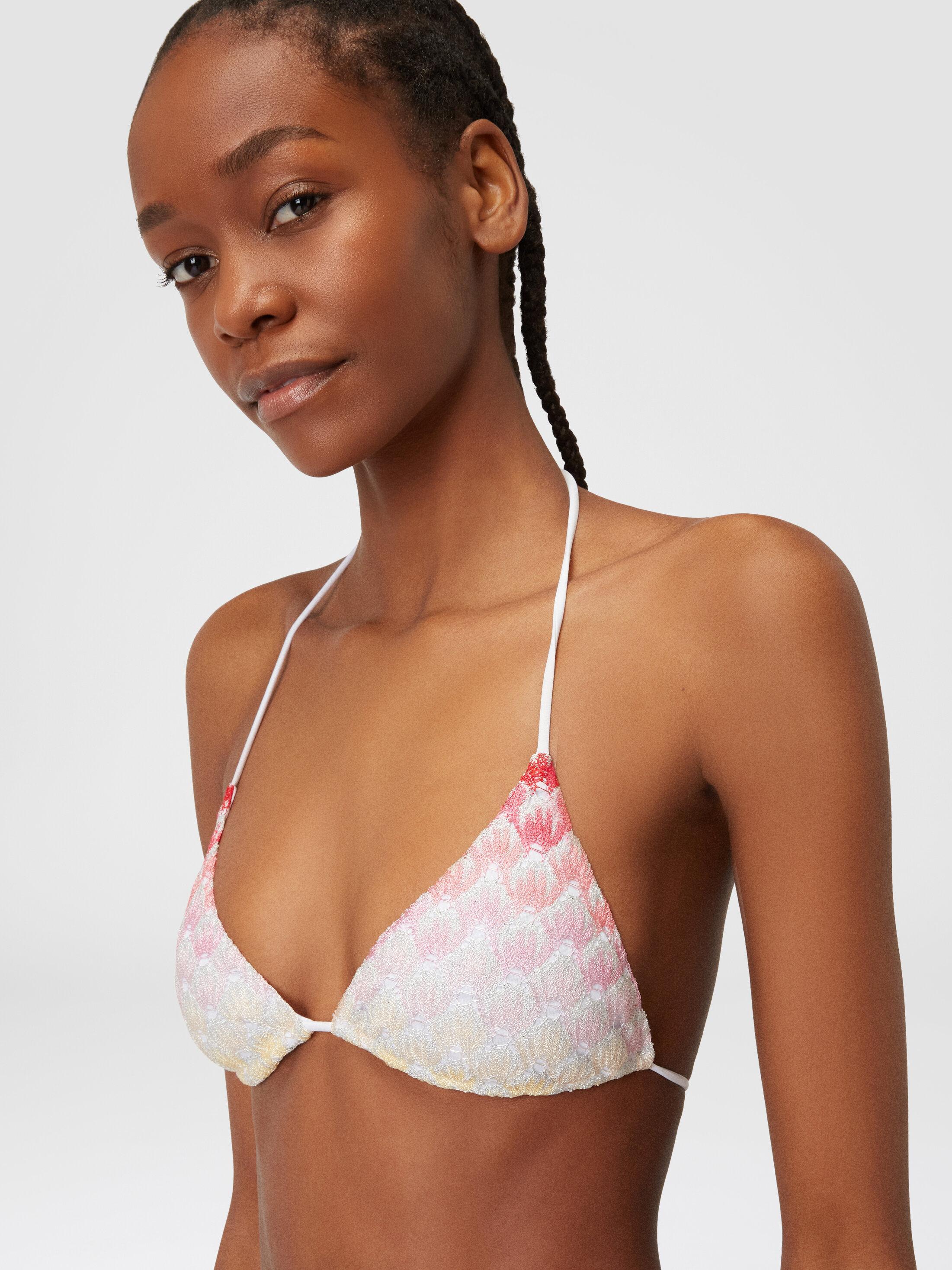 Dégradé lace-effect bikini with lurex Product Image