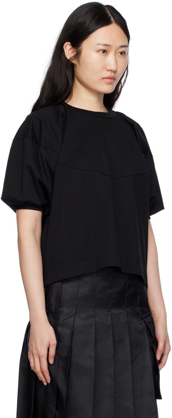 SACAI Black Puff T-shirt In 001 Black Product Image