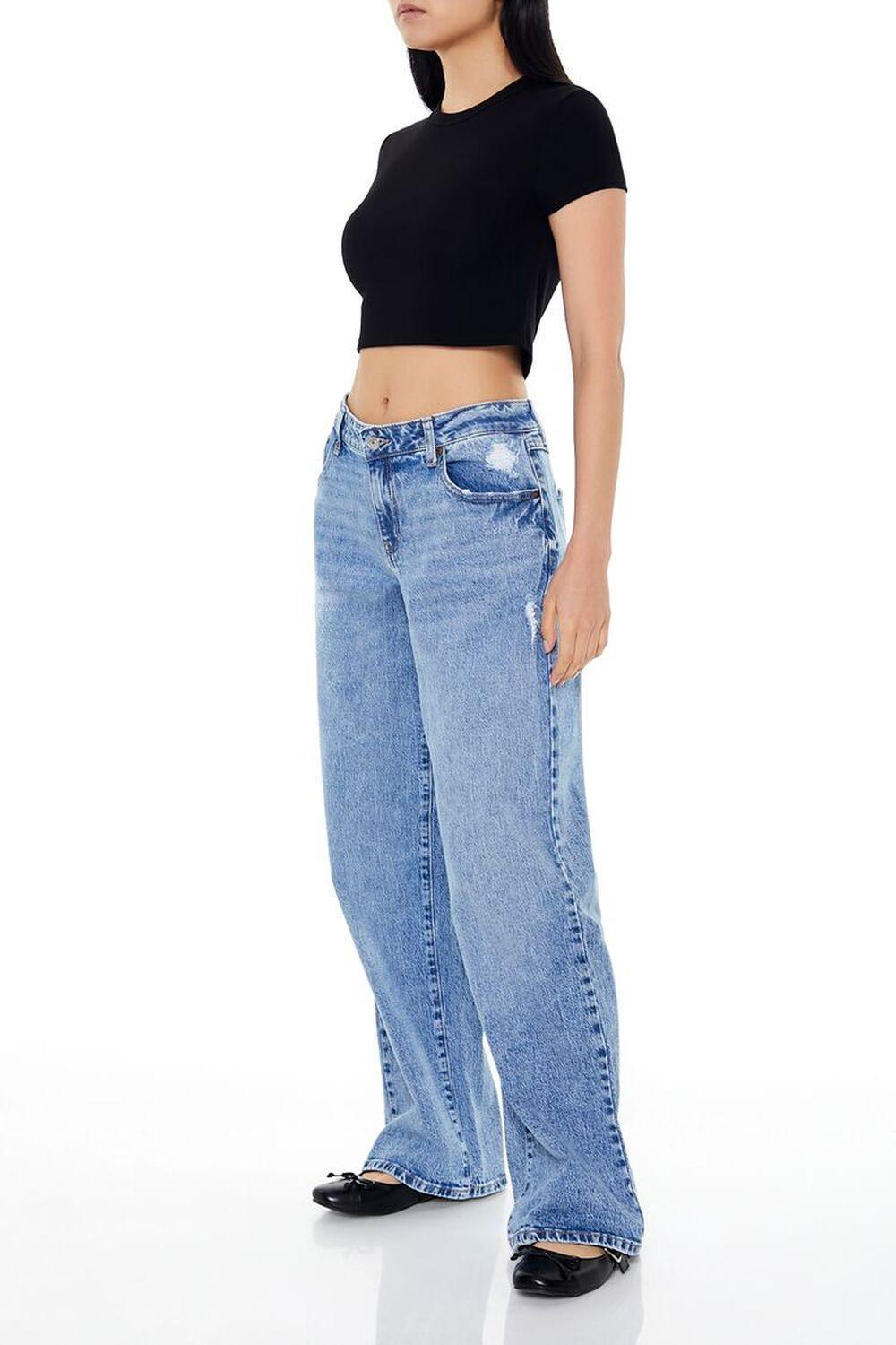 Distressed Low-Rise Baggy Jeans | Forever 21 Product Image