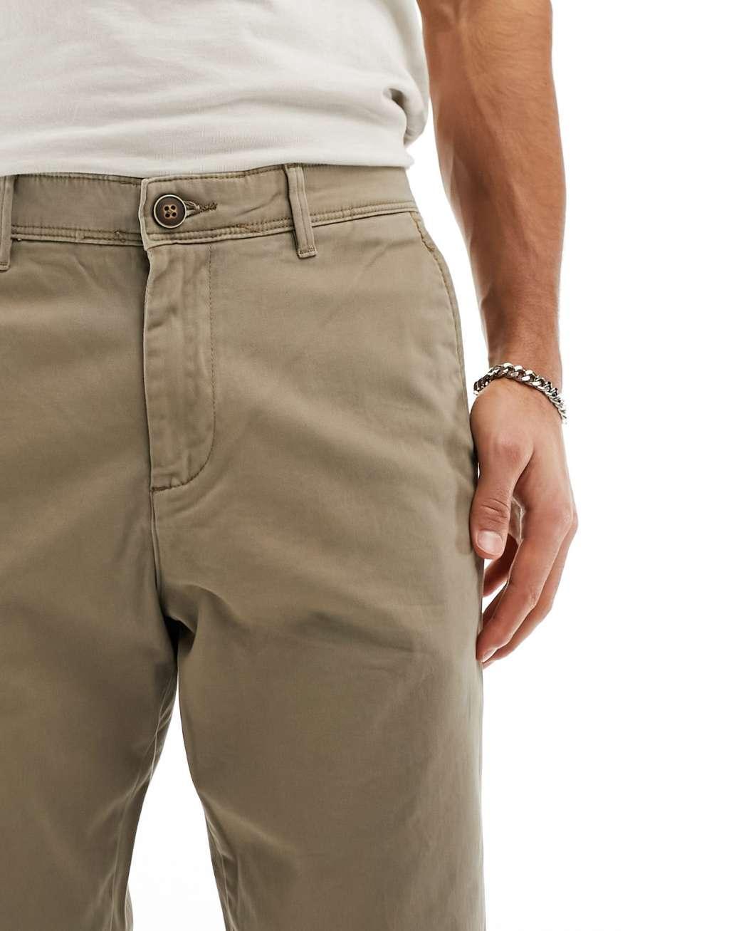 Jack & Jones Intelligence slim fit chino in beige   Product Image