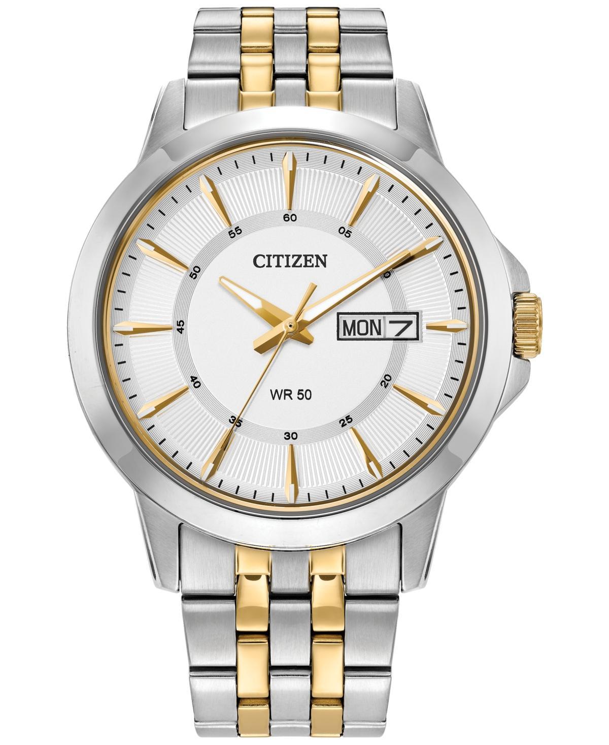 Citizen Mens Two-Tone Stainless Steel Watch - BF2018-52A Gold Silver Product Image