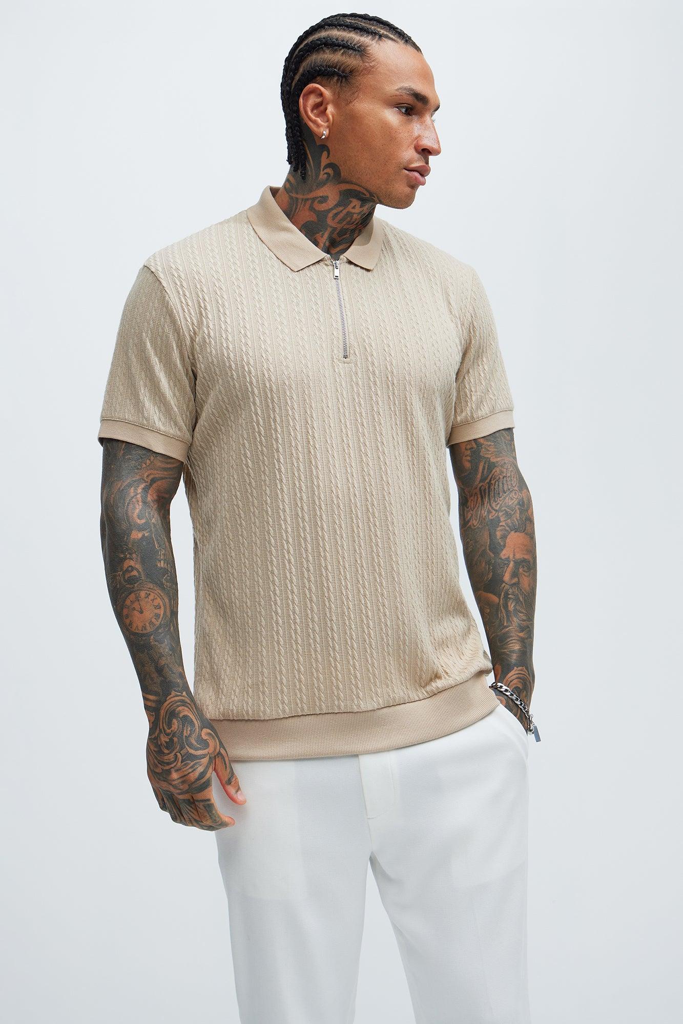 Caddie Short Sleeve Polo - Cream Product Image