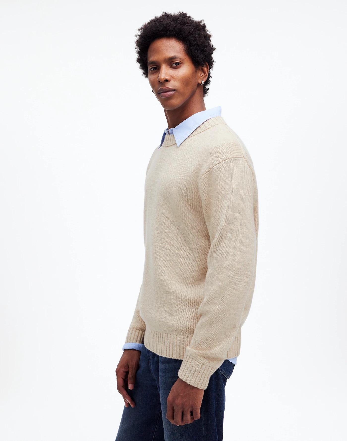 Crewneck Sweater in SoftWool Product Image