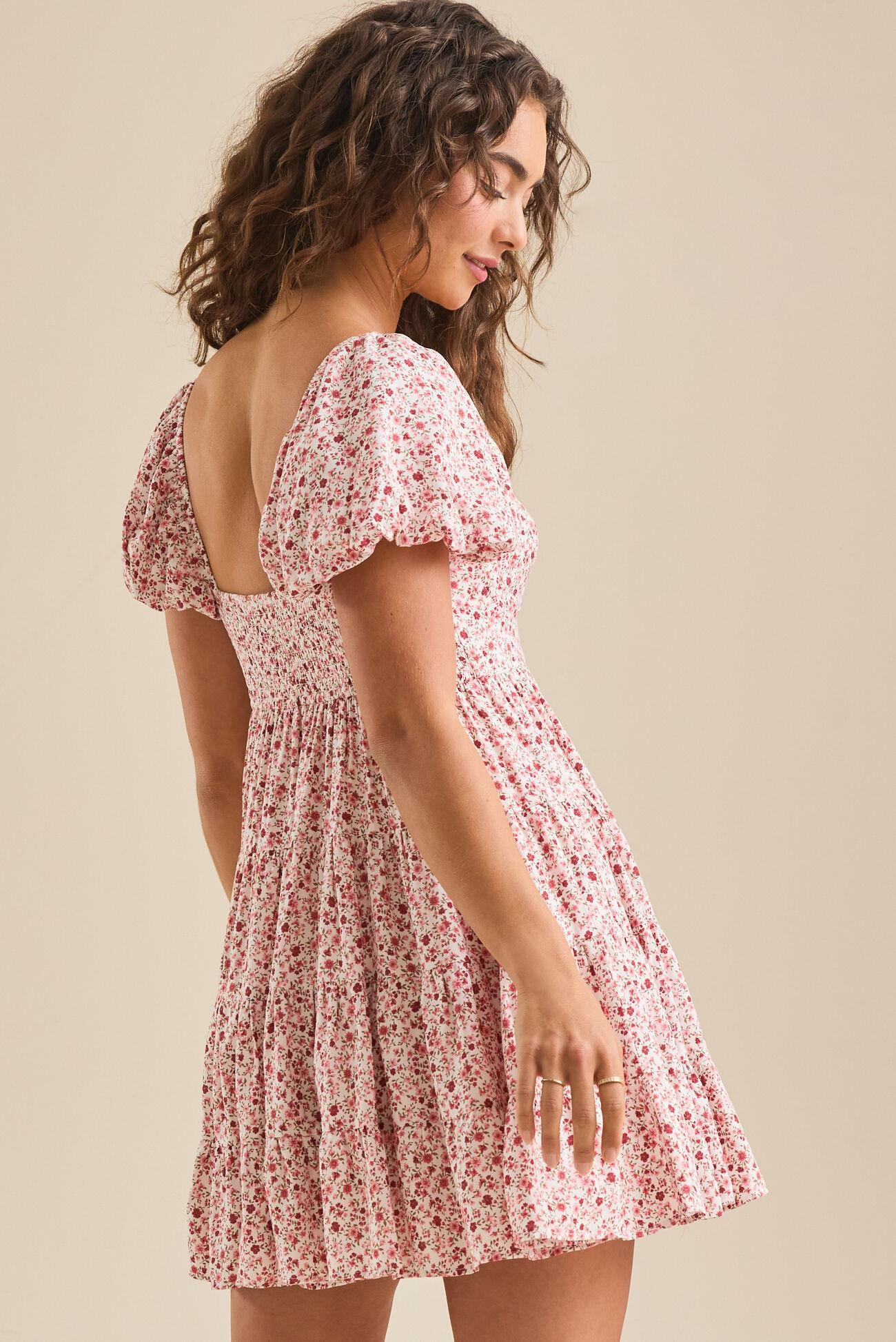 Heidi Floral Mini Dress Product Image