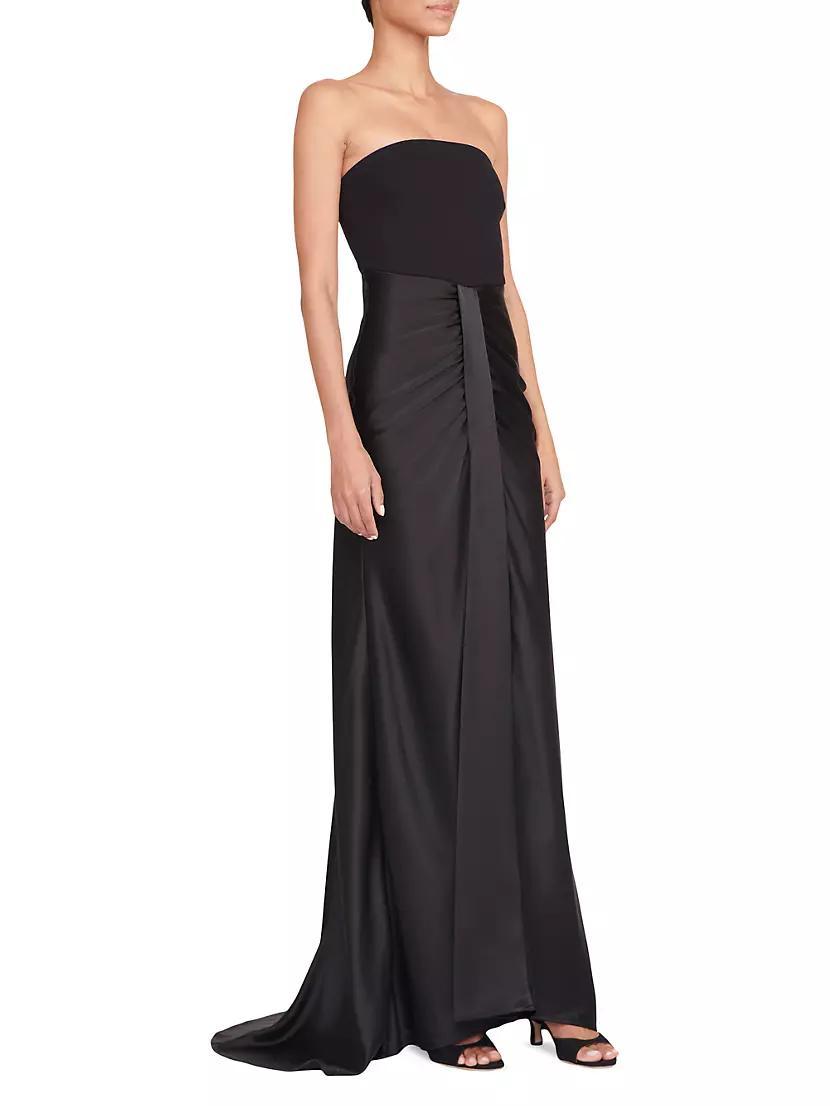 Wayfaring Satin Maxi Dress Product Image