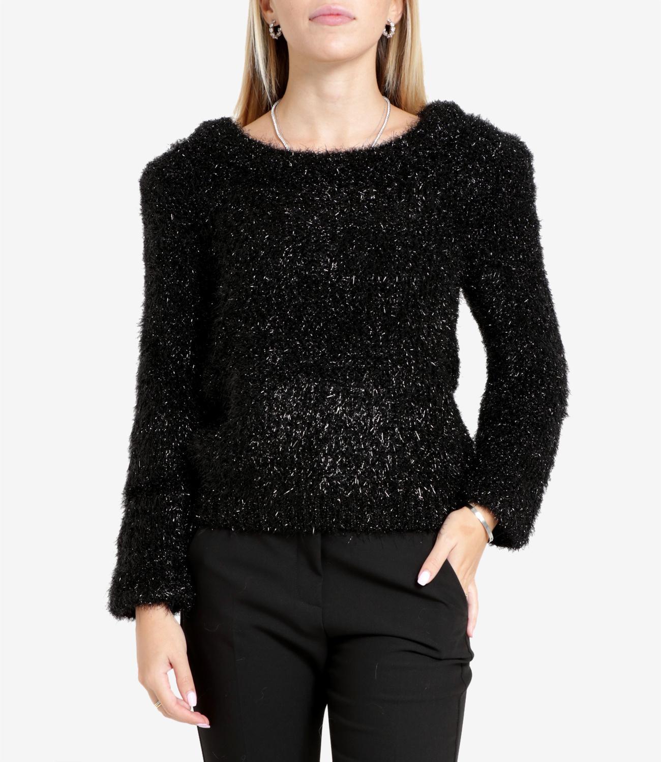 ALBERTA FERRETTI Round Neck Sweater In Black Product Image