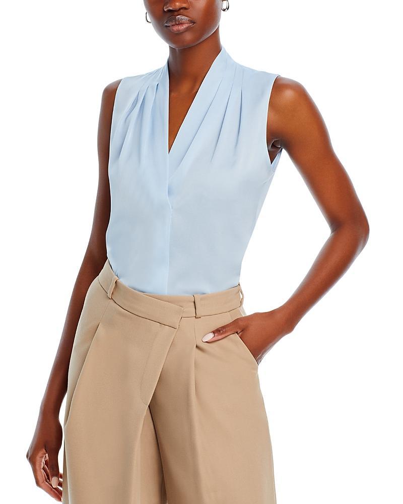 Womens Mila Sleeveless Silk-Blend Blouse Product Image