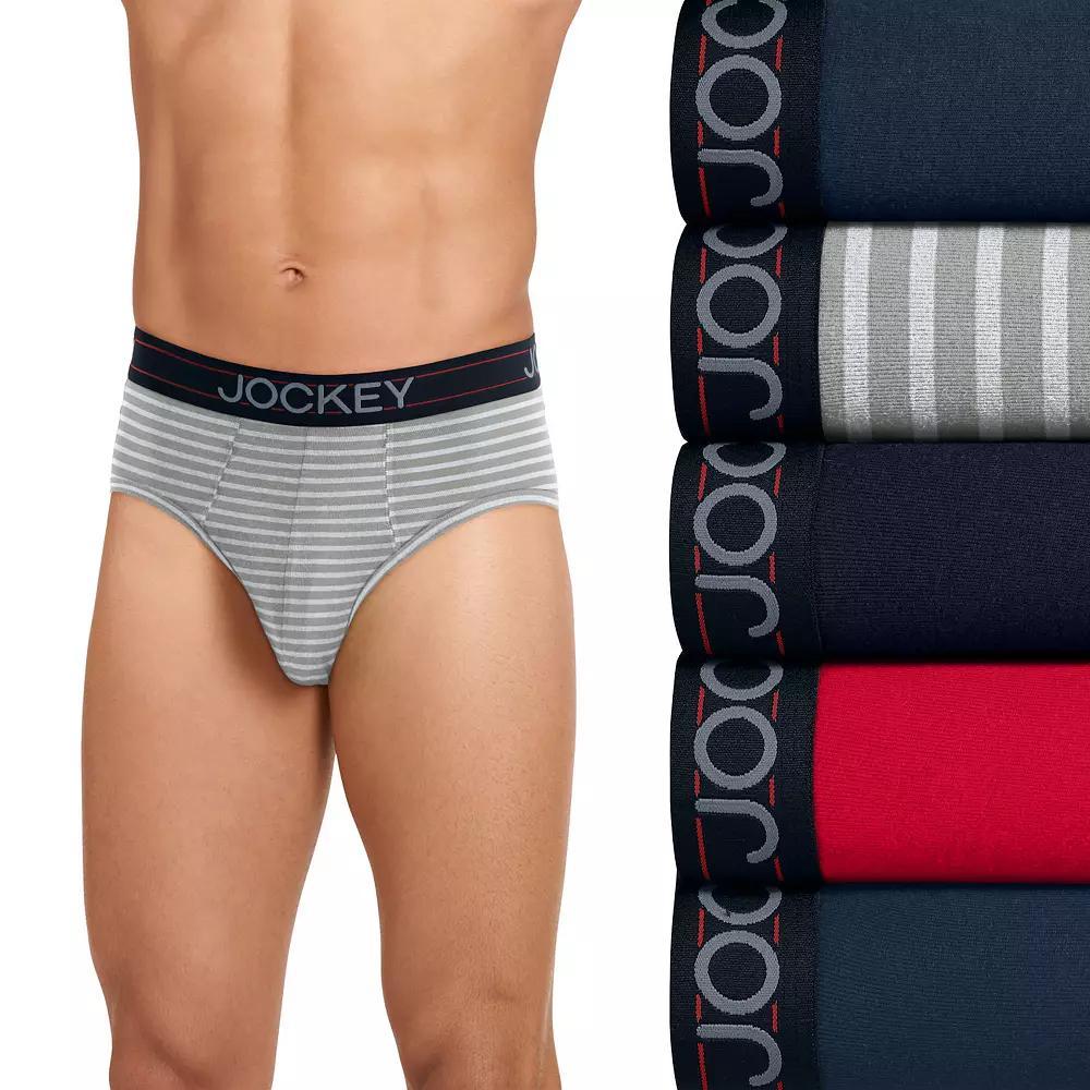 Men's Jockey® 4-Pack Cotton Blend Boxer Brief, Size: Small, Blue Team Product Image