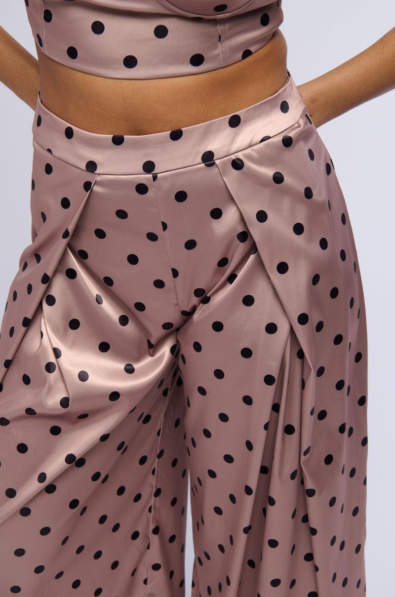 LORRAINE POLKA DOT WIDE LEG TROUSER Product Image