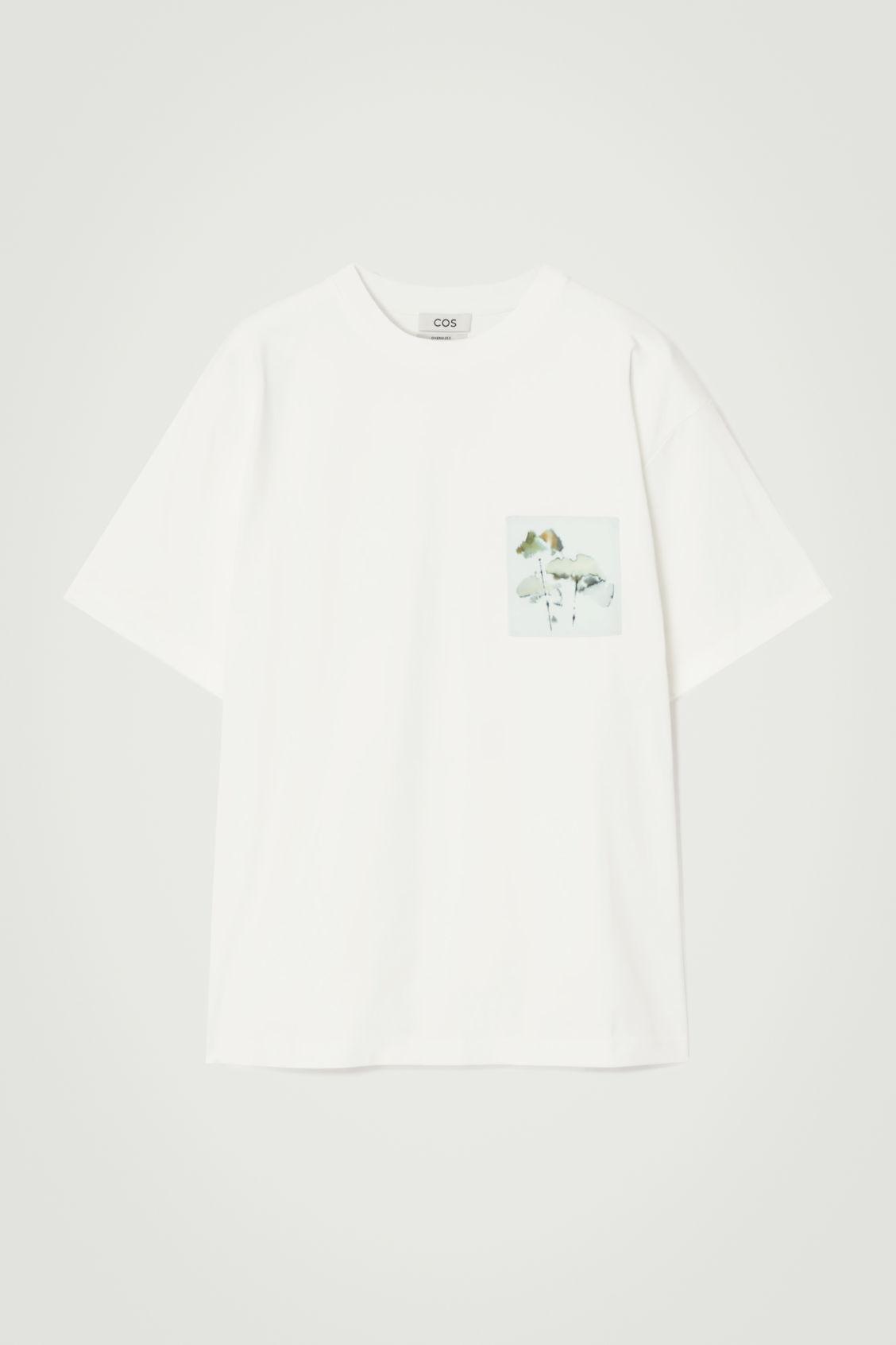 OVERSIZED BOTANICAL-PRINT COTTON T-SHIRT Product Image