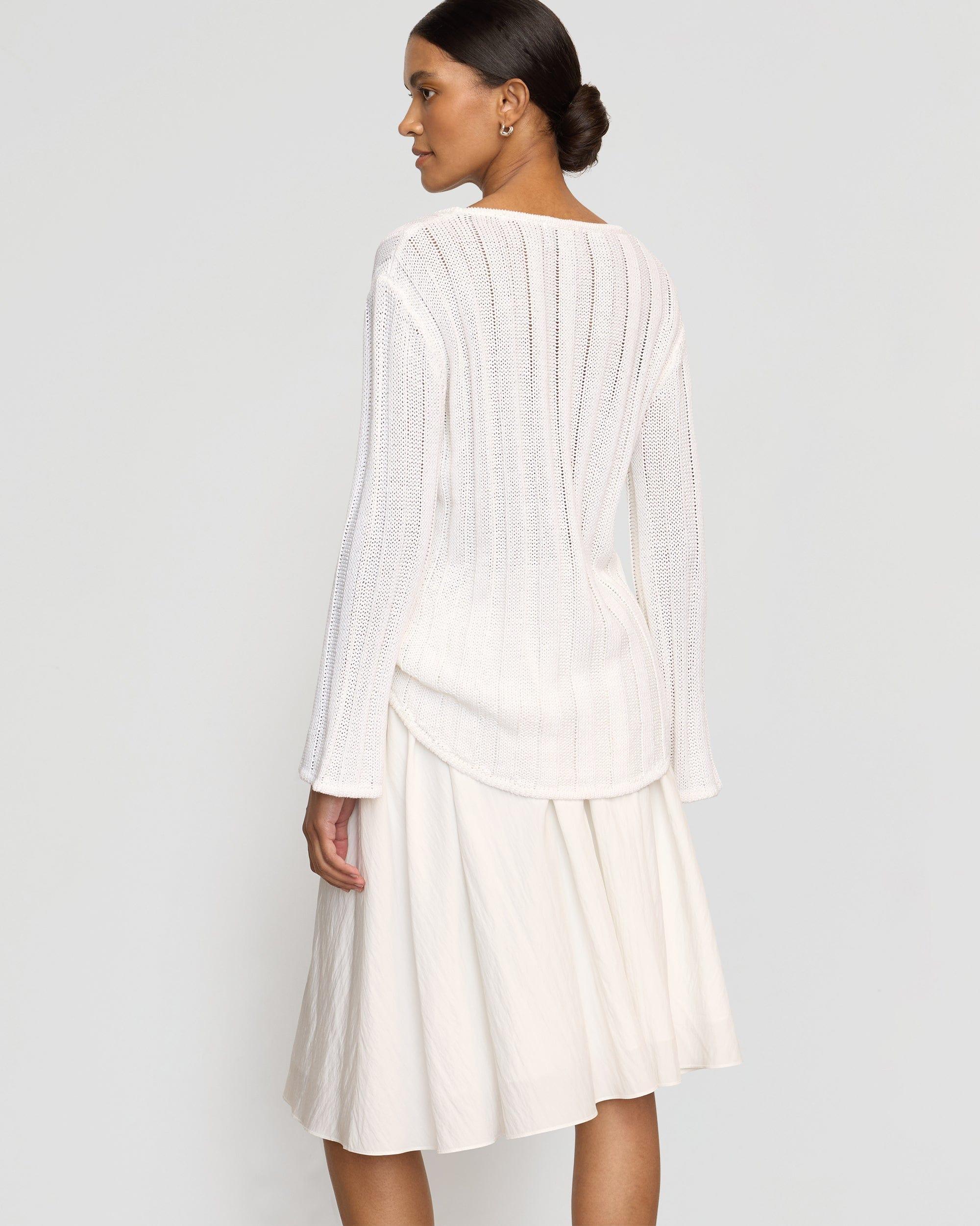 Zazie Shirred Stretch-Waist Midi Skirt Product Image