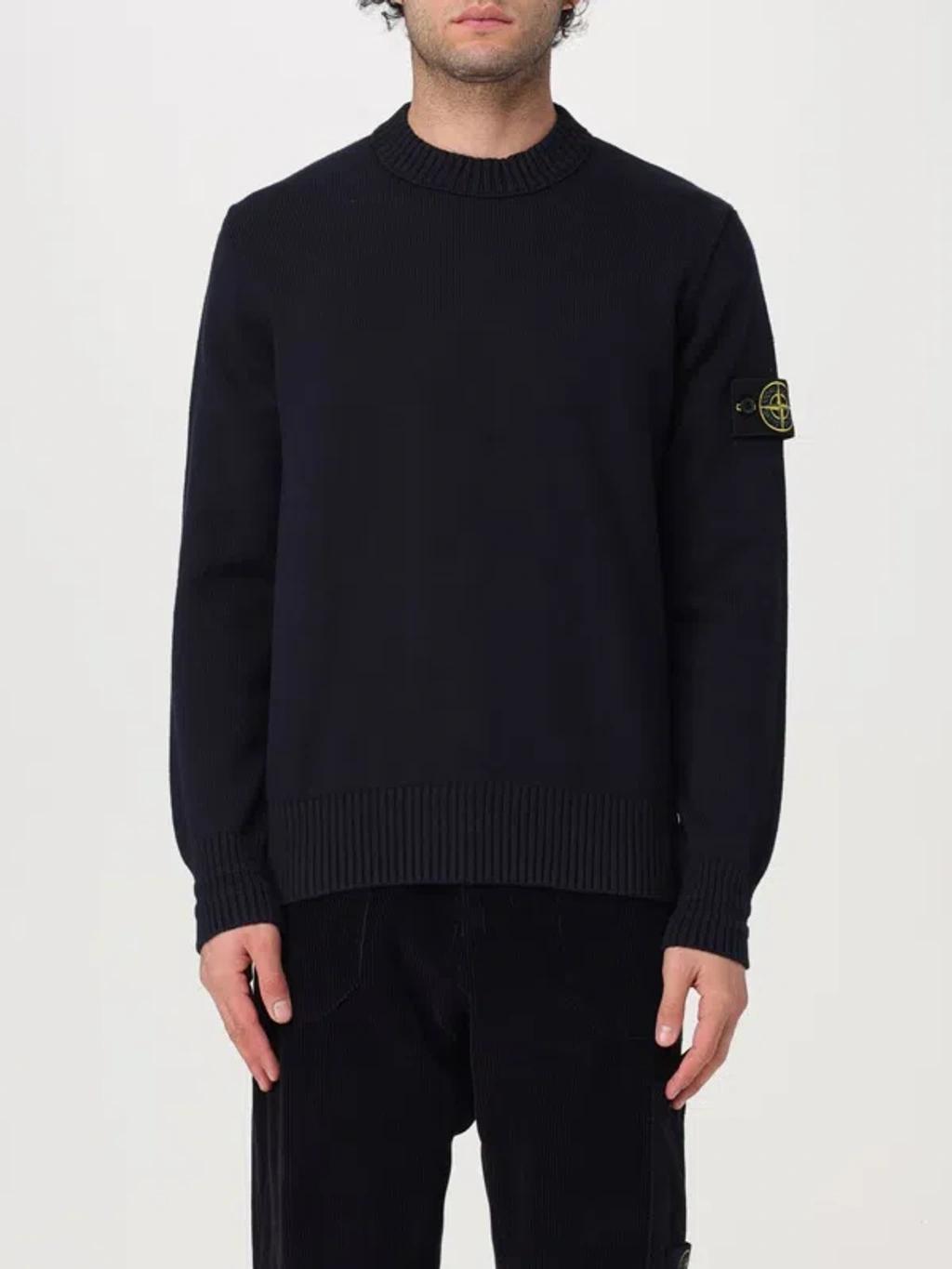 STONE ISLAND Sweater  Men Color Navy Product Image