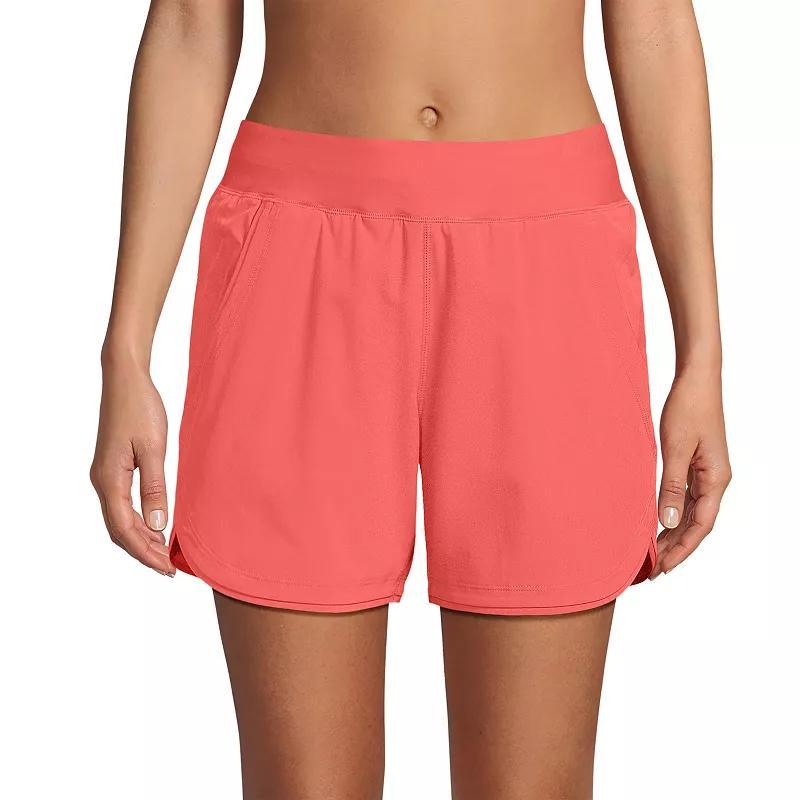 Womens Lands End 5 Quick Dry Swim Shorts With Panty Product Image