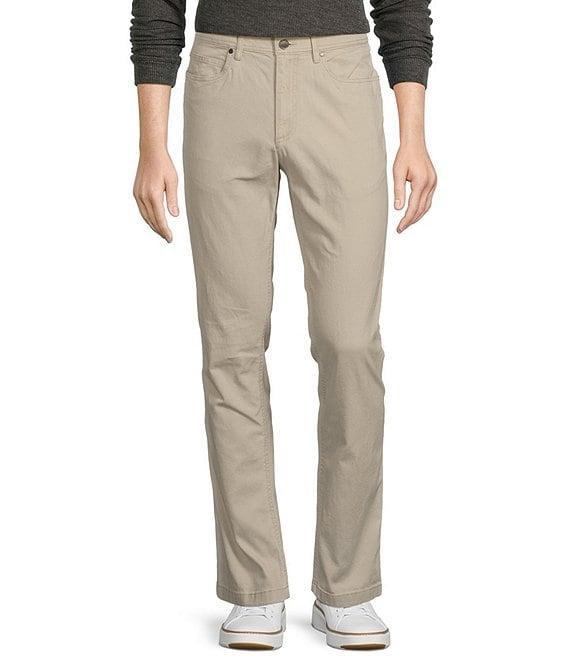 Rowm Flat Front 5-Pocket Garment Dyed Canvas Pants Product Image