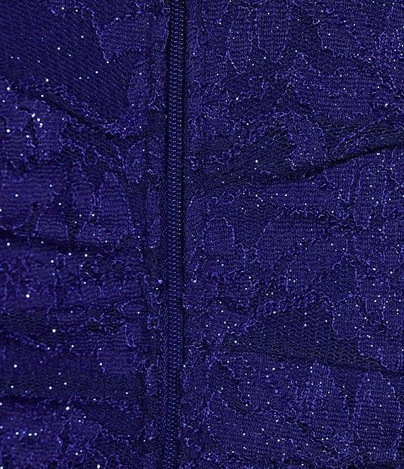 Honey and Rosie Lace Ruched Bodice Bodycon Dress Product Image