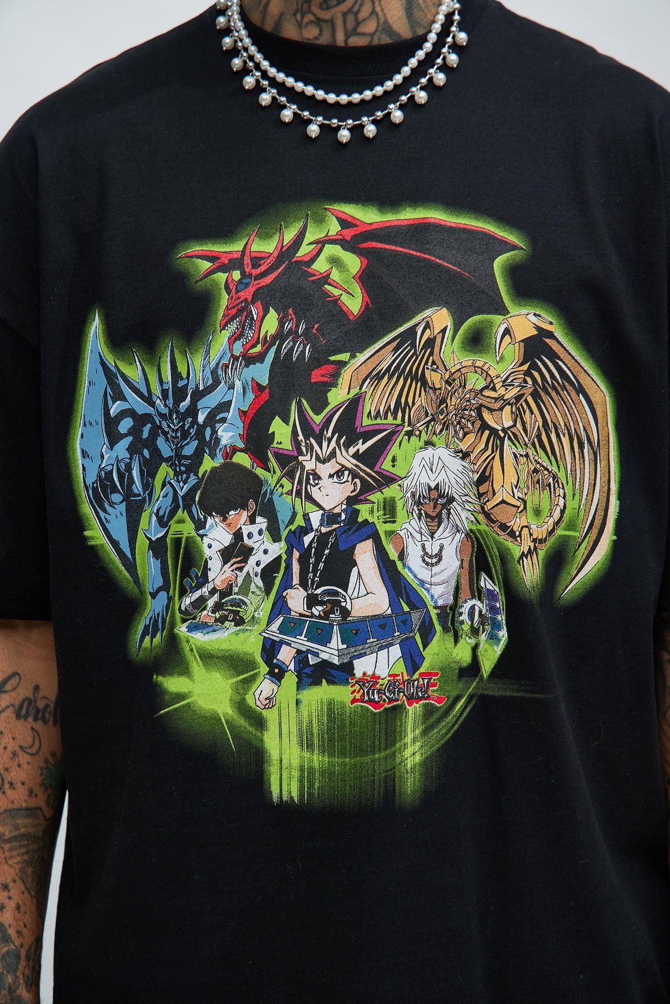 Yugioh Egyptian God Cards Short Sleeve Tee - Black Product Image