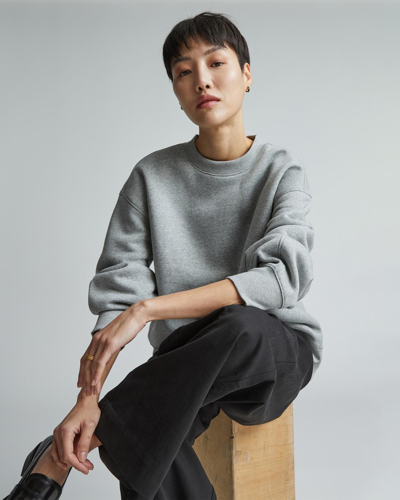 The ReTrack Oversized Crew Product Image