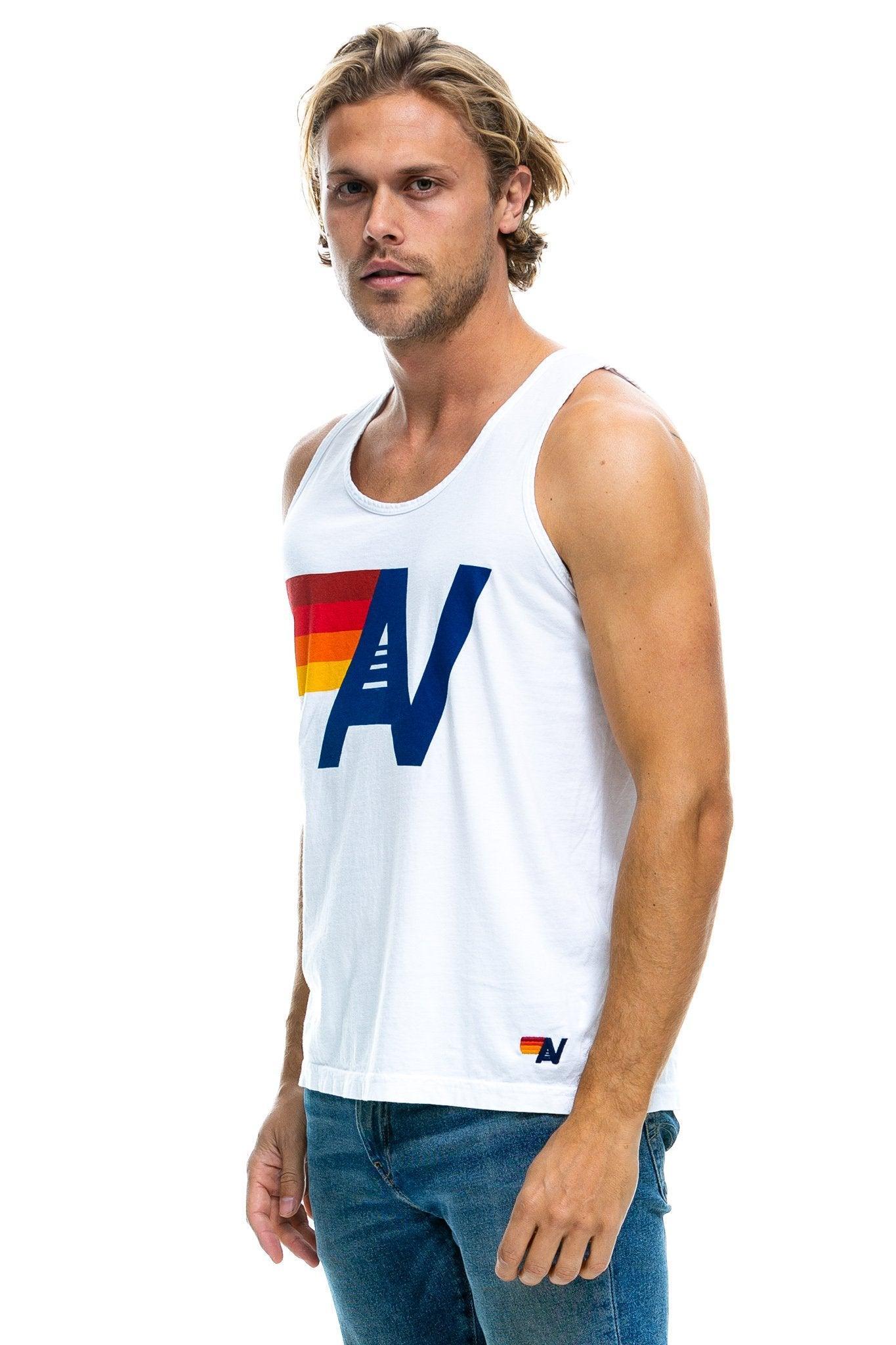 MEN'S LOGO TANK - WHITE Male Product Image