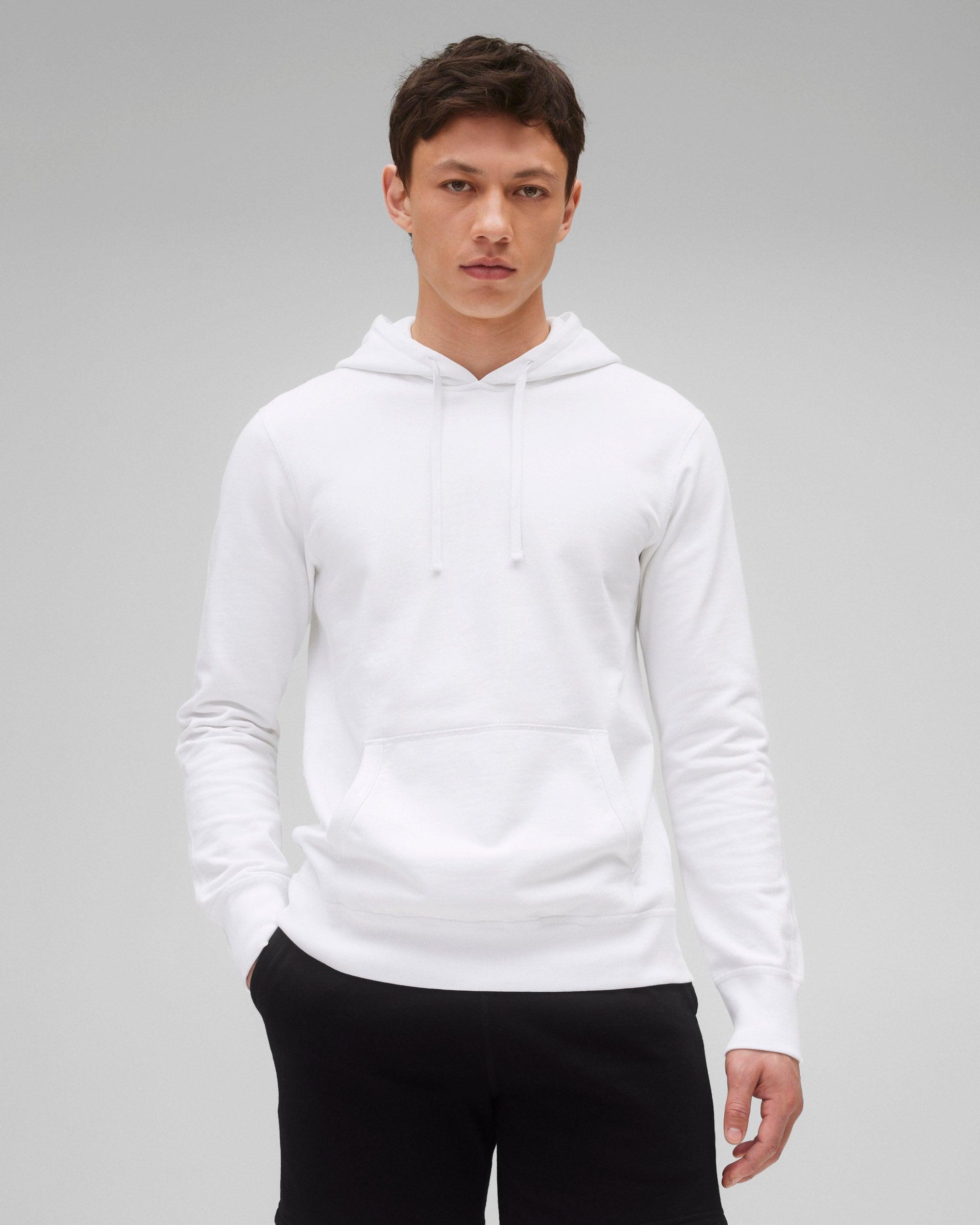 Lightweight Terry Slim Hoodie - Vault Male Product Image