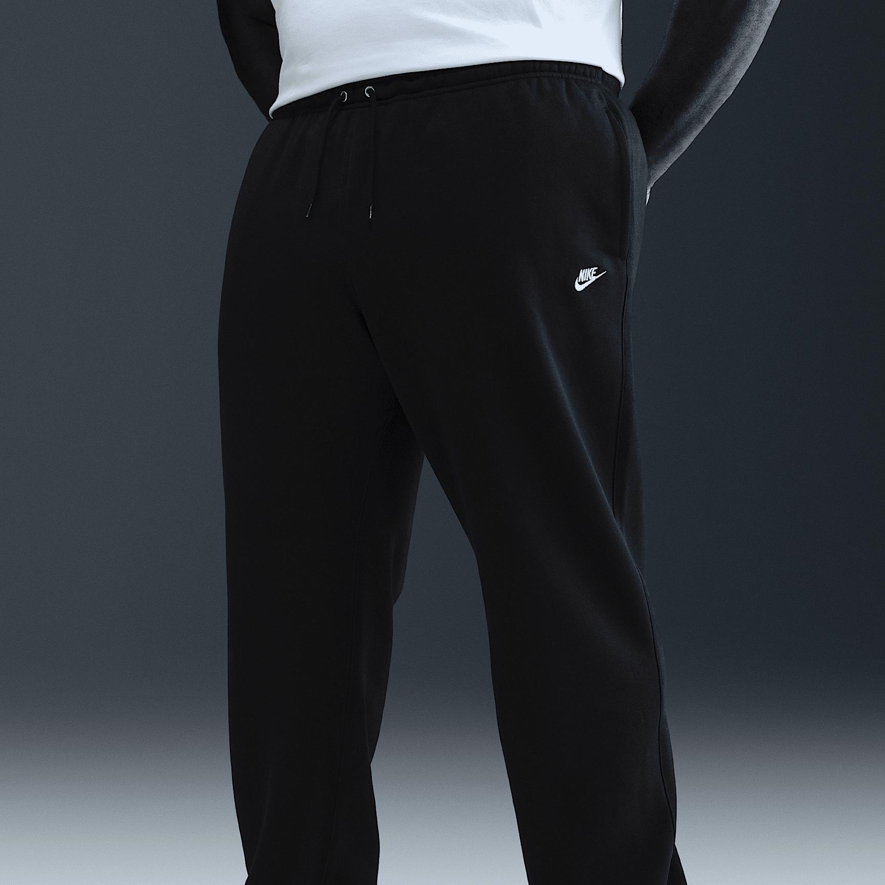 Nike Mens Club Open-Hem Fleece Pants | FN3730-010 Product Image
