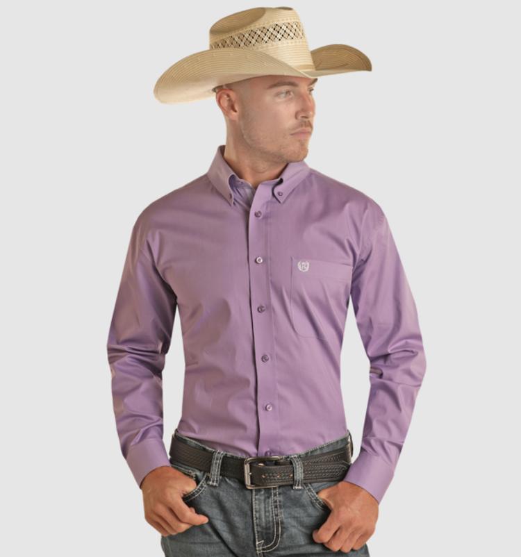 Panhandle® Men's L/S Solid Poplin Button Shirt Product Image