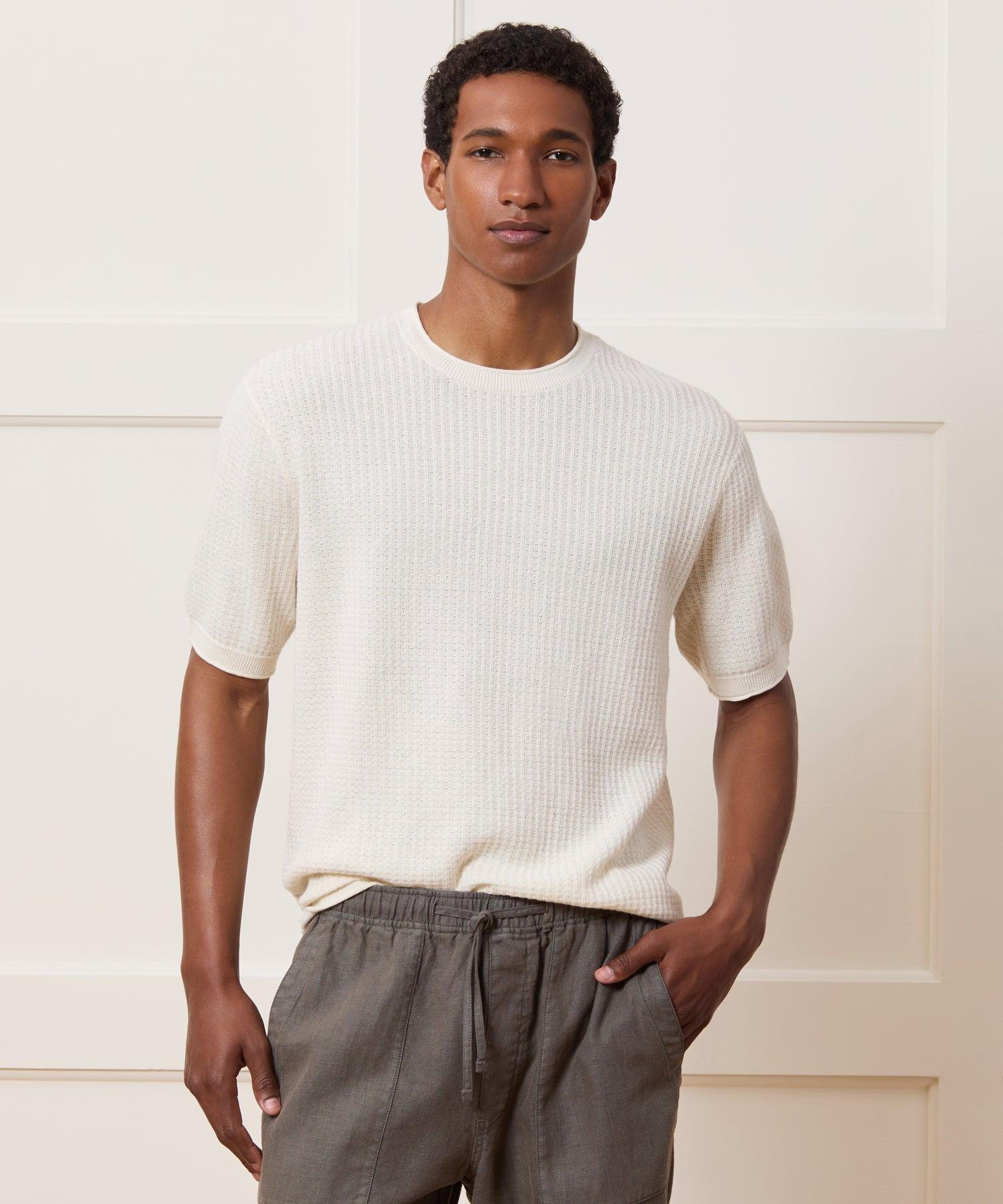 Linen Waffle Tee Product Image