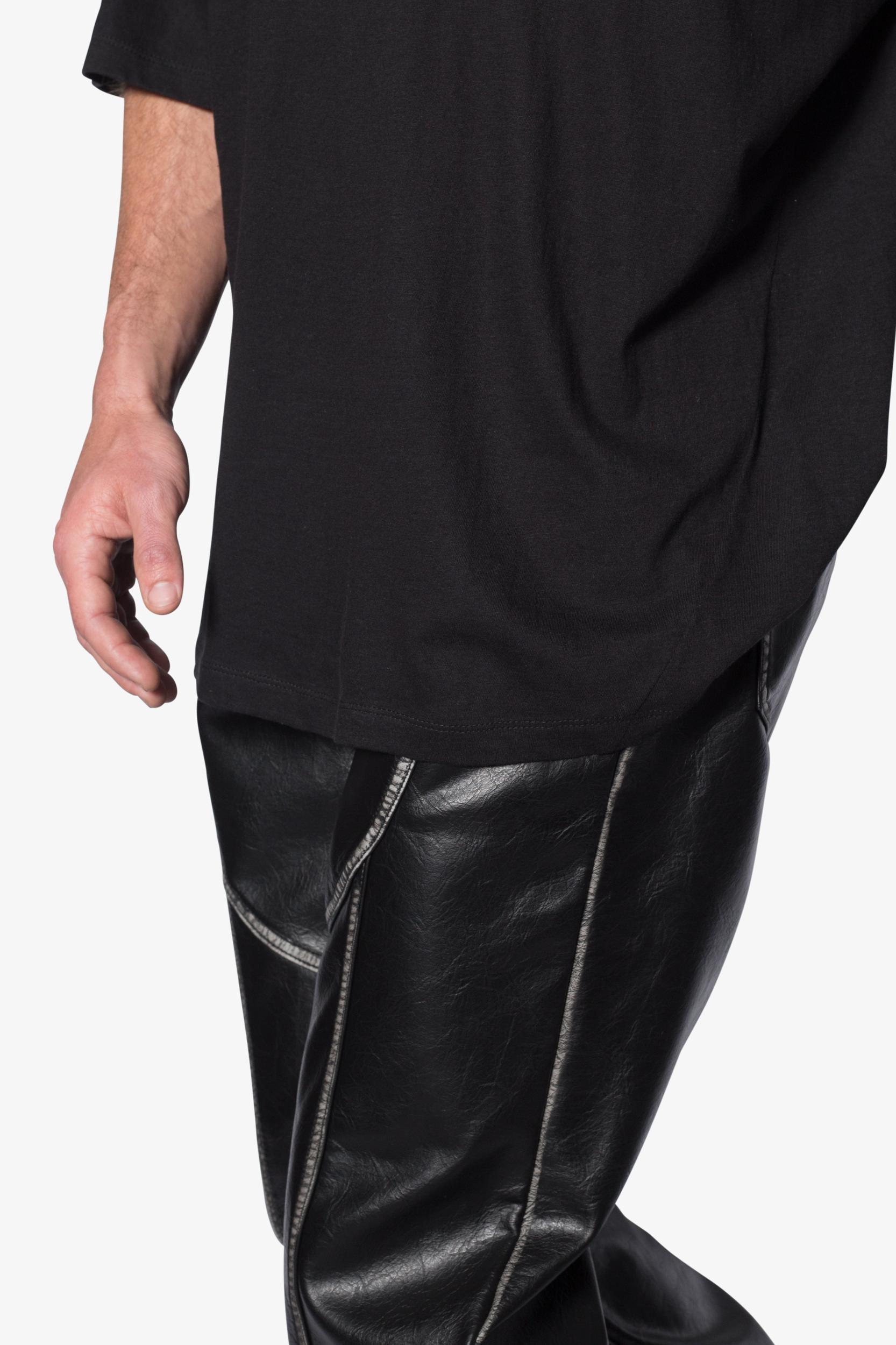 Sheer Gauze Tee - Black Product Image