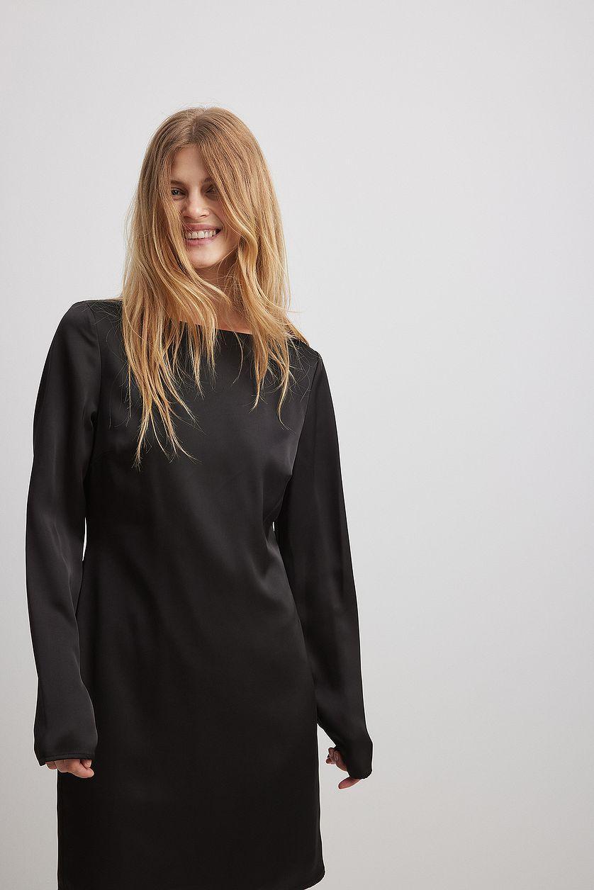 Asymmetric Open Back Mini Dress Product Image