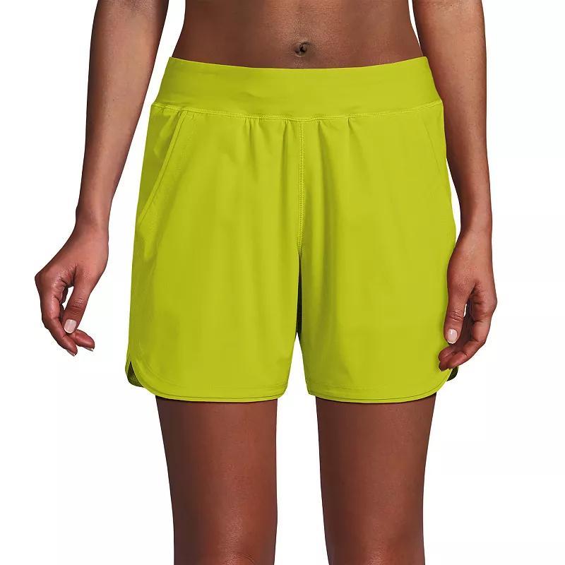 Womens Lands End 5 Quick Dry Swim Shorts With Panty Product Image