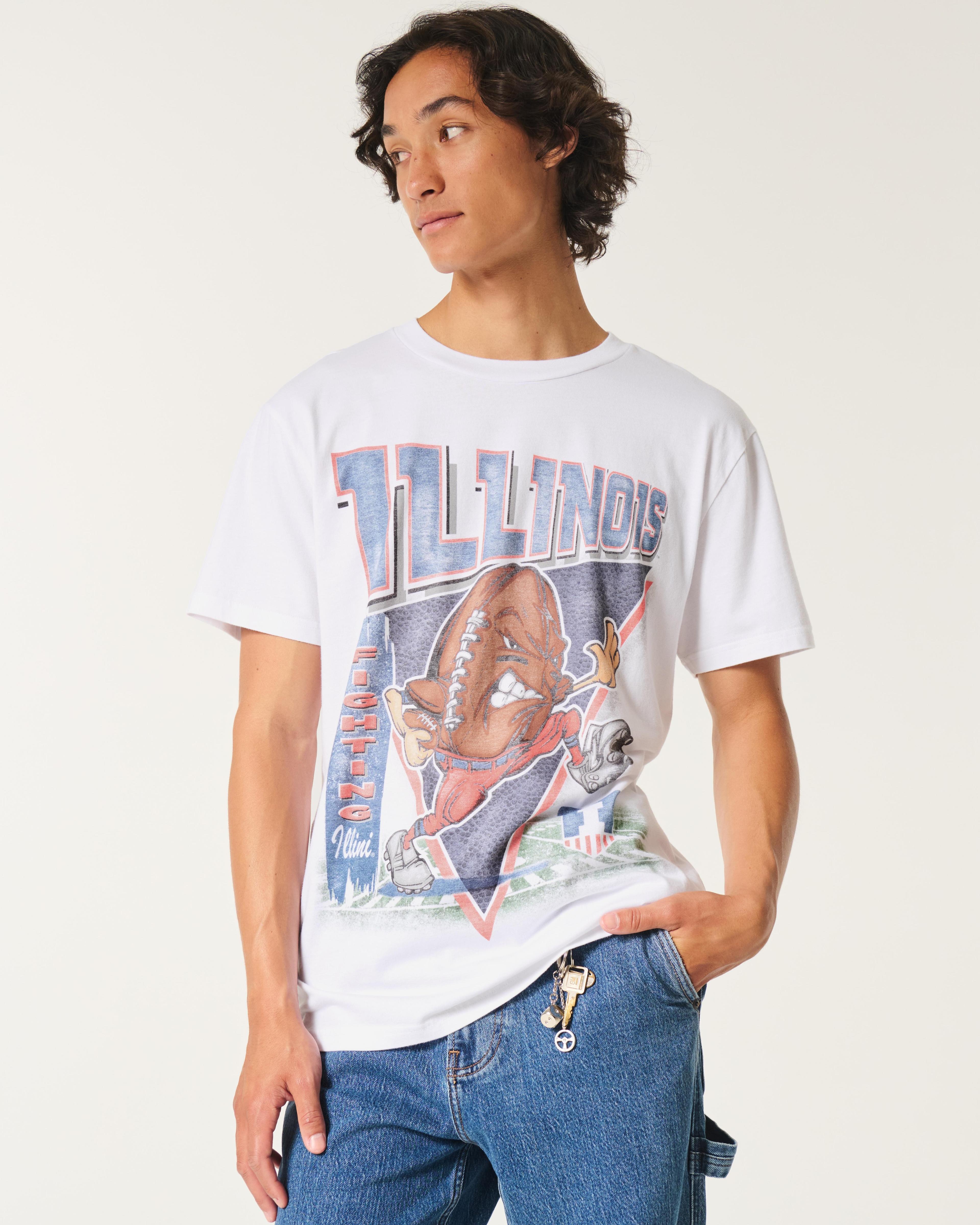 Relaxed Illinois Fighting Illini Graphic Tee Product Image