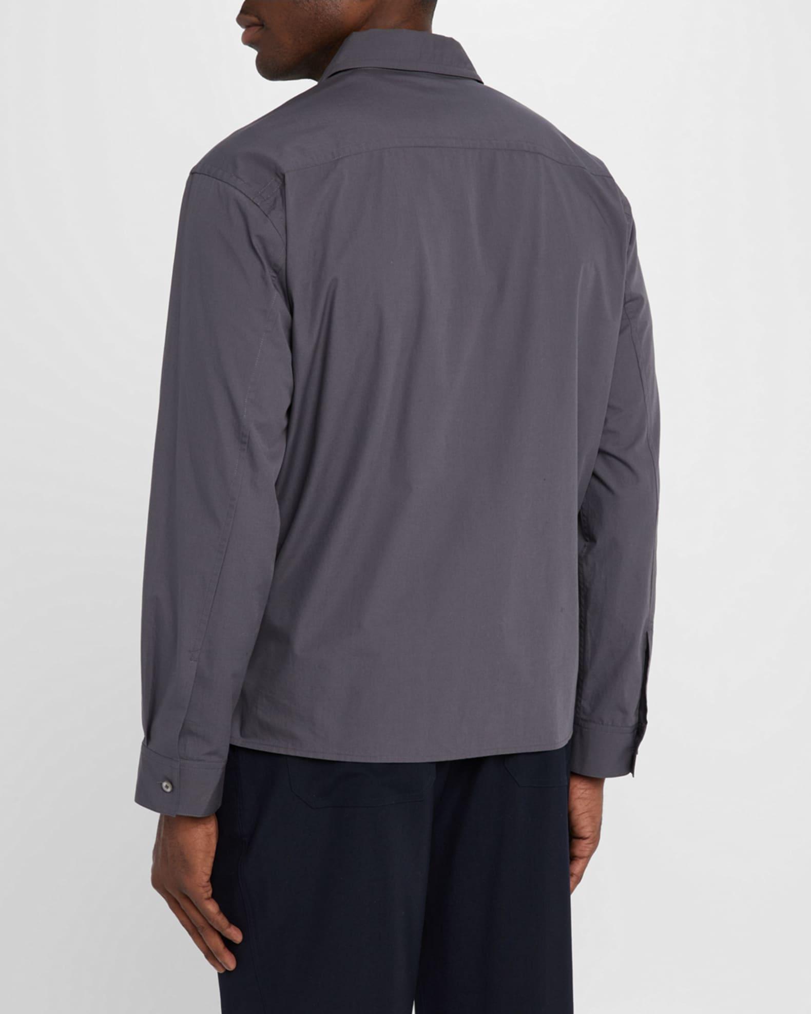 Men's Multi-Pocket Button-Down Shirt Product Image