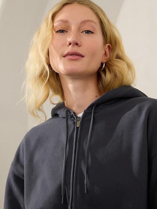 Forever Fleece Crop Full Zip Product Image