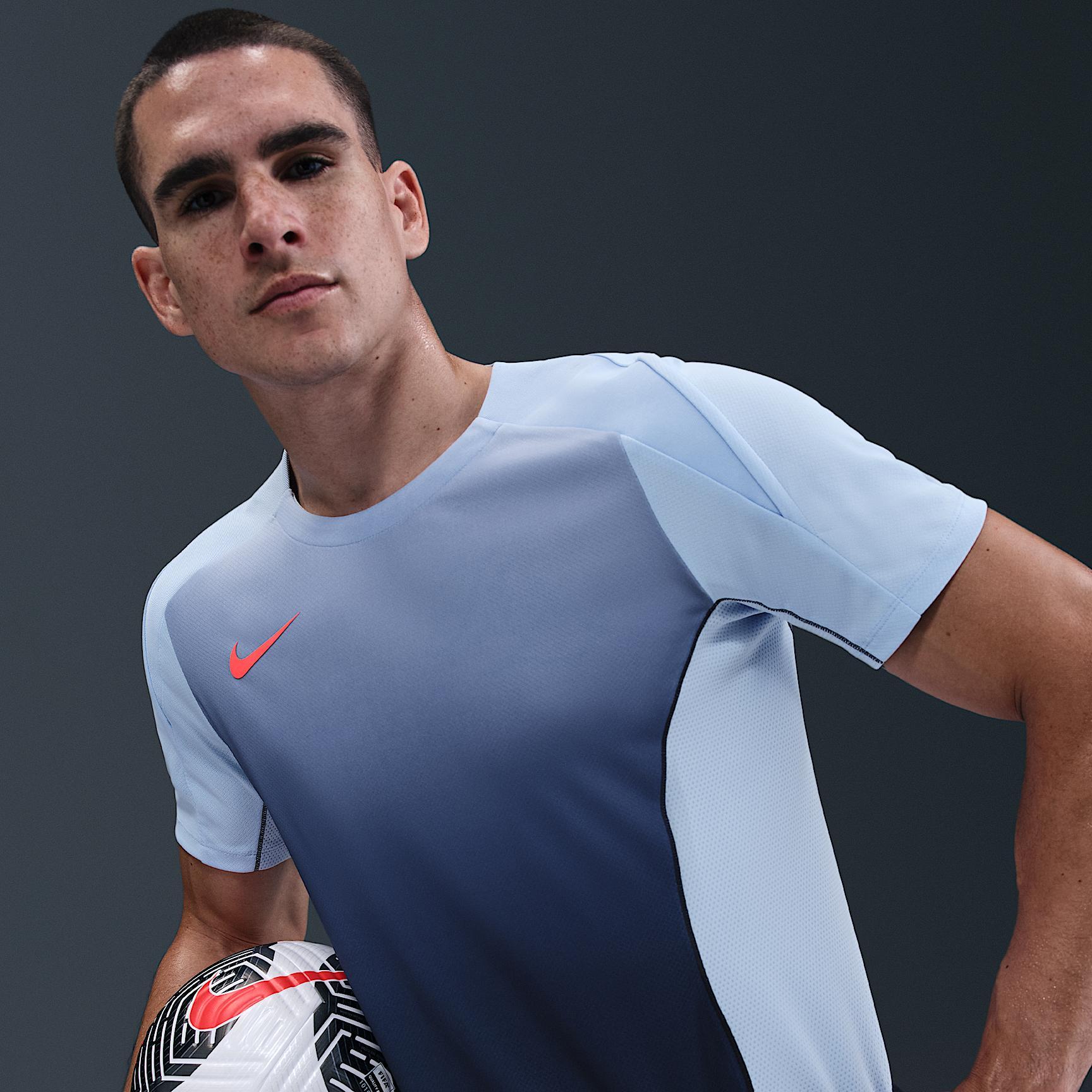 Nike Mens Strike+ Dri-FIT Short-Sleeve Soccer Top | HV1828-425 Product Image