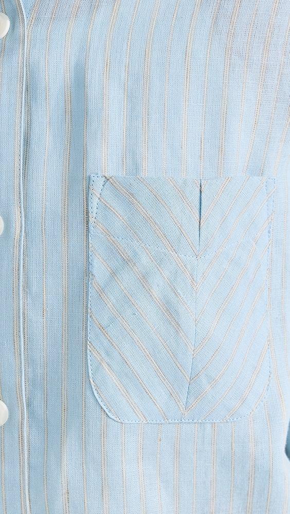 rag & bone Maxine Stripe Linen Shirt | Shopbop Product Image