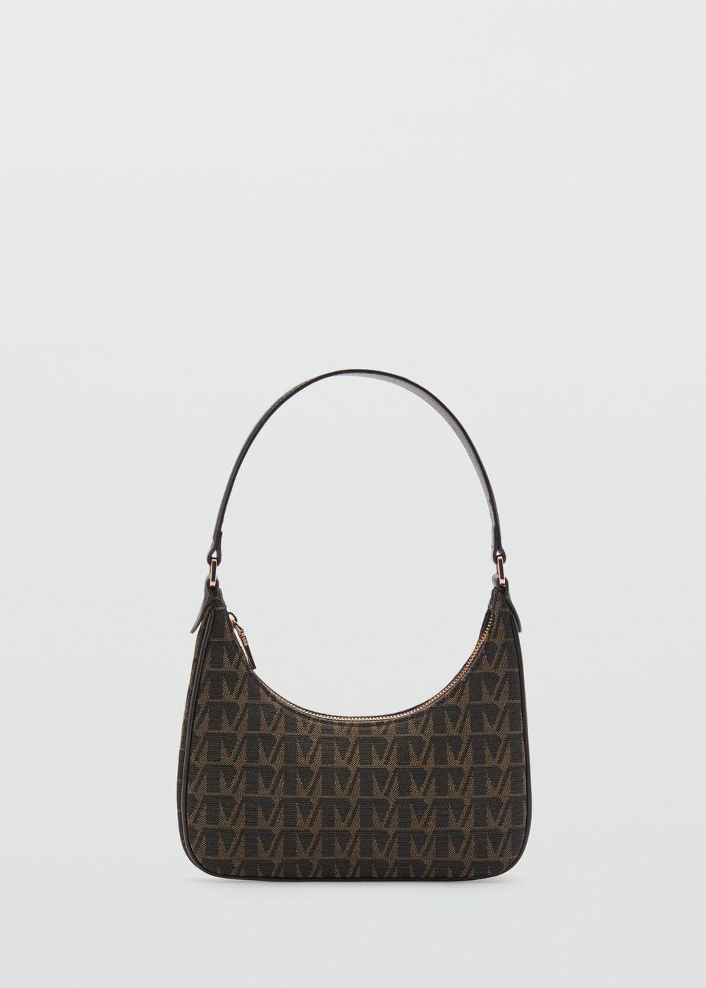 Jacquard shoulder bag - Women | MANGO USA Product Image