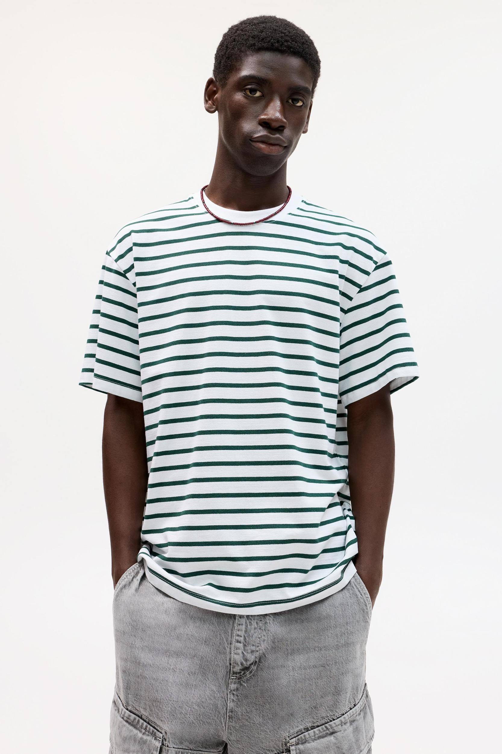 Striped short sleeve T-shirt Product Image
